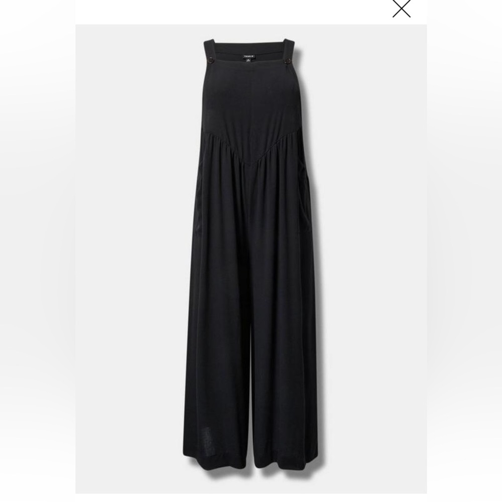 Torrid Black Jumpsuit Wide-Leg